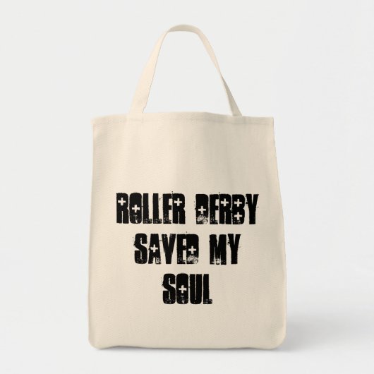 ROLLER DERBY SAVED MY SOUL TAS (Voorkant)