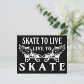 Roller Derby, Schaats om te leven, Live naar Schaa Briefkaart (Staand voorkant)