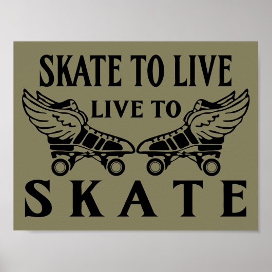 Roller Derby, Schaats om te leven, Live naar Schaa Poster (Voorkant)