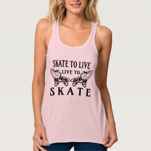 Roller Derby, Schaats om te leven, Live naar Schaa Tanktop (Voorkant)