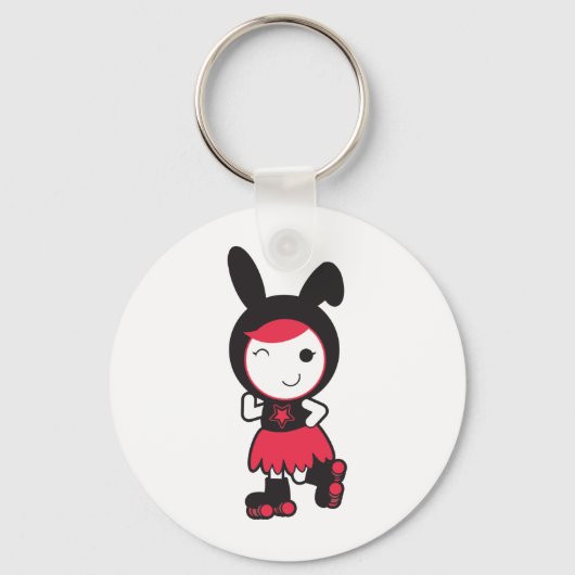 Roller Derby Sleutelhanger (Voorkant)