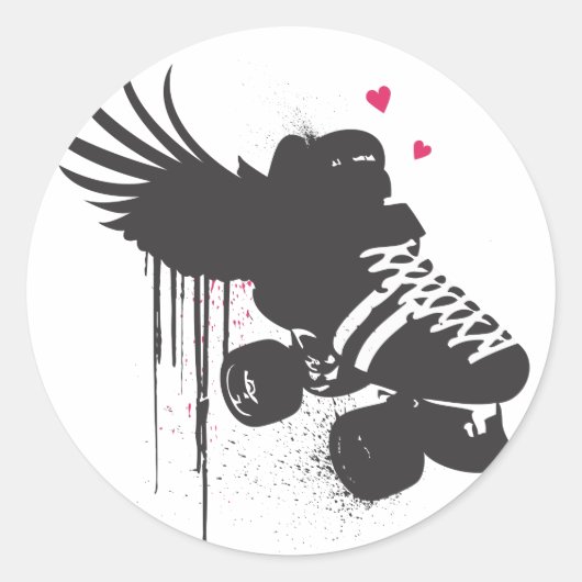 Roller Derby Sticker (Voorkant)