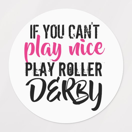 Roller Derby Stickers (Design 2)