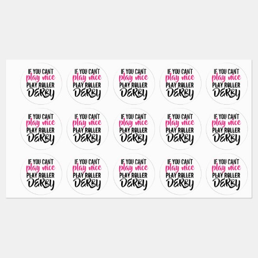 Roller Derby Stickers (Vel)