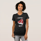 Roller Derby - Vers vlees T-shirt (Voorkant volledig)