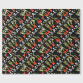 Roller Derby Wrapping Paper Gift Wrap Cadeaupapier (Vlak)