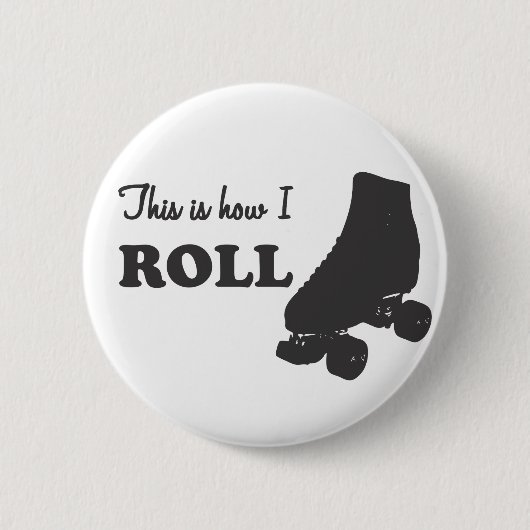 Roller Derby - Zo kan ik me omdraaien Ronde Button 5,7 Cm (Voorkant)