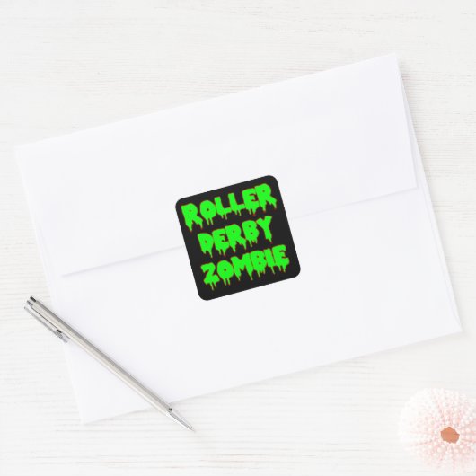 Roller Derby Zombie Sticker (Envelop)