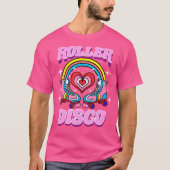 Roller Disco 70s Party T-shirt (Voorkant)