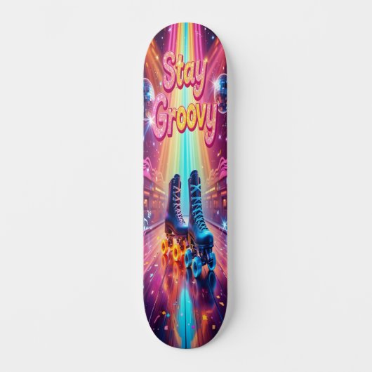 Roller Disco Fever Edition 1 Persoonlijk Skateboard (Voorkant)