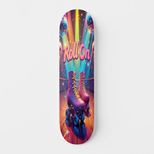 Roller Disco Fever Edition 2 Persoonlijk Skateboard (Voorkant)