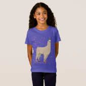 Roller Disco Llama T-shirt (Voorkant volledig)