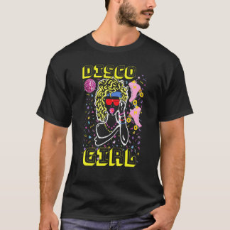 Roller Disco Schaatsen Skating Birthday Party Girl T-shirt