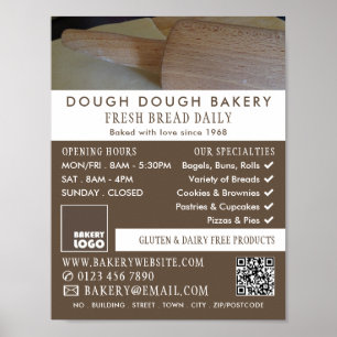 Roller en gebak, bakkerijen, Bakkerijproducten Poster