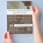 Roller en Gebak, Bakkers, Bakkerij Winkel Adverten Flyer (Hand)