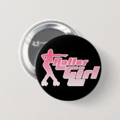 Roller Girl 80s Ronde Button 5,7 Cm (Voorkant /achterkant)