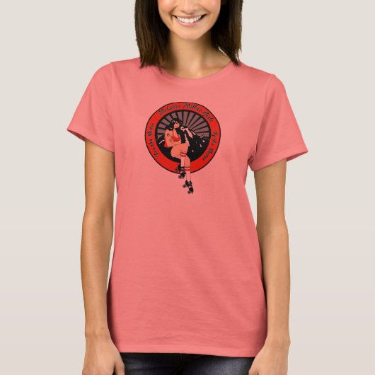 Roller Girl Awesomeness T-shirt (Voorkant)