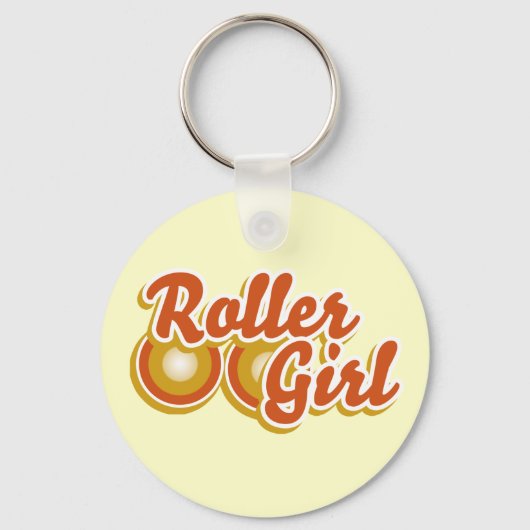 Roller Girl in de Derby Sleutelhanger (Voorkant)