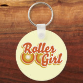 Roller Girl in de Derby Sleutelhanger (Voorkant)