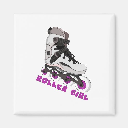 Roller Girl Magneet (Voorkant)