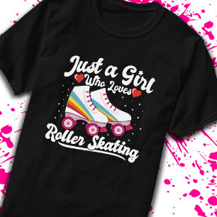 Roller Girl - Meisje dat van Roller houdt T-shirt
