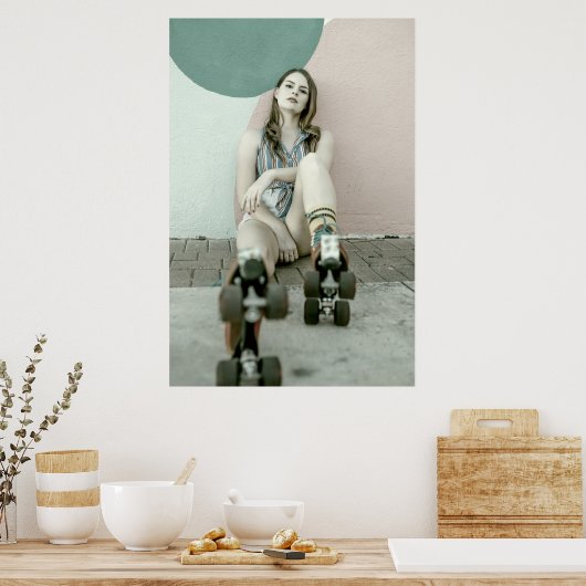 Roller Girl Poster (Keuken)