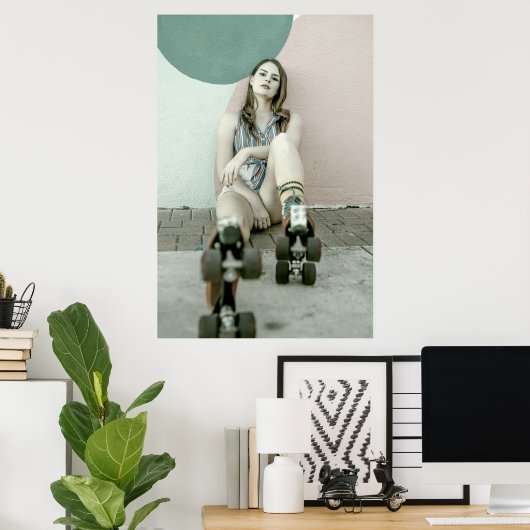 Roller Girl Poster (Thuiskantoor)
