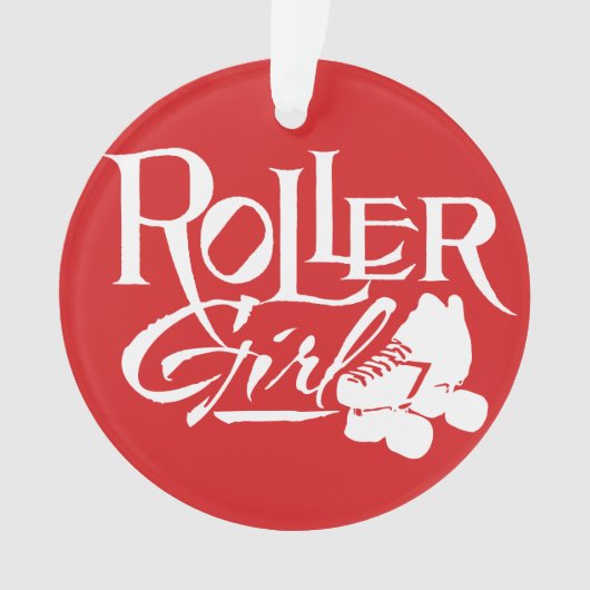 Roller Girl, Roller Derby Ornament (voorkant)
