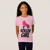 ROLLER GIRL ROLLER SKING T-SHIRTS (Voorkant volledig)