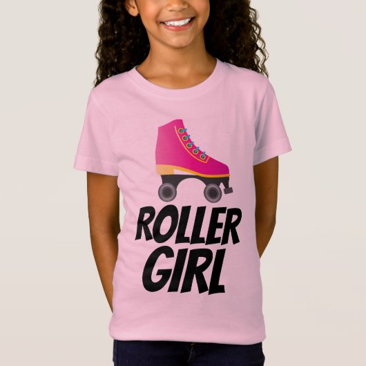 ROLLER GIRL ROLLER SKING T-SHIRTS (Voorkant)