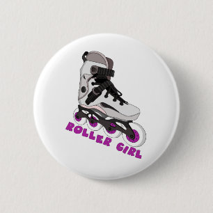 Roller Girl Ronde Button 5,7 Cm