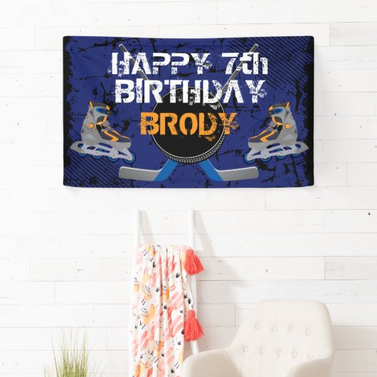 Roller Hockey Birthday Spandoek (Insitu)