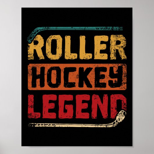 Roller Hockey Legende Poster (Voorkant)