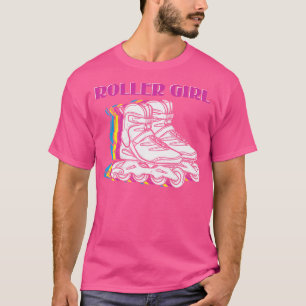 Roller Meisje Cool Roller Derby Graphic Roller Ska T-shirt