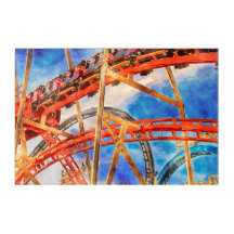 Roller onderzetter Acryl Print