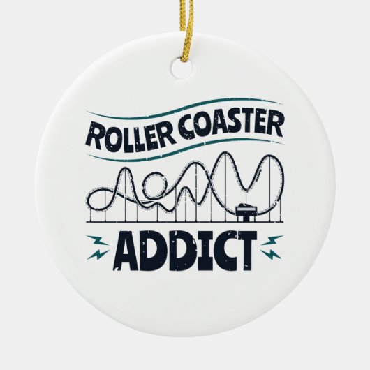 Roller Onderzetter Addict Keramisch Ornament (Voorkant)