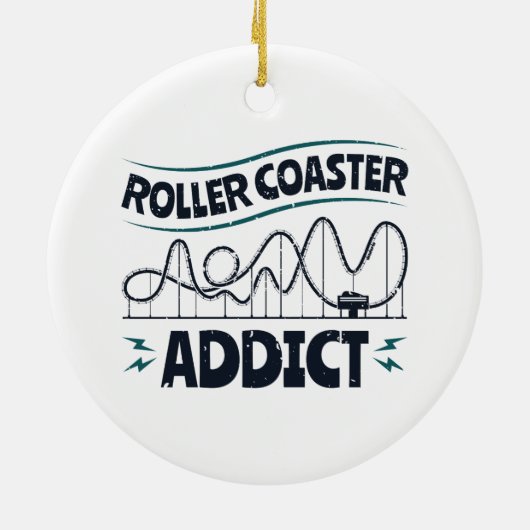 Roller Onderzetter Addict Keramisch Ornament (Achterkant)