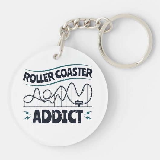 Roller Onderzetter Addict Sleutelhanger (Achterkant)