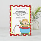 Roller Onderzetter Amusement Park 5x7 Birthday Kaart (Staand voorkant)