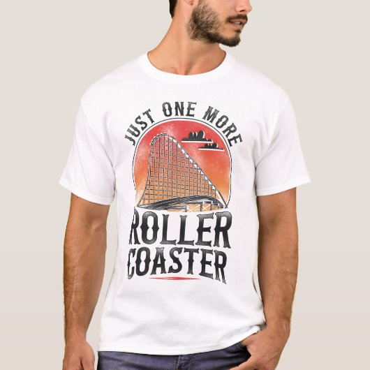Roller Onderzetter Amusement Park Nog een Roller T-shirt (Voorkant)