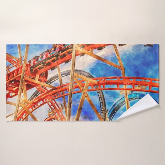 Roller onderzetter badhanddoek set bad handdoek (Badhanddoek)