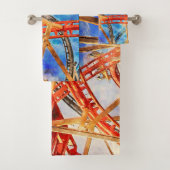 Roller onderzetter badhanddoek set bad handdoek (Insitu)