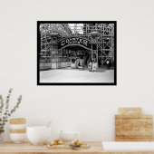 Roller Onderzetter bij Glen Echo Park 1928 Poster (Keuken)