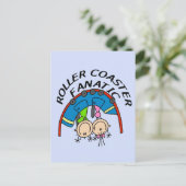 Roller Onderzetter Fanatic Tshirts en Gifts Briefkaart (Staand voorkant)