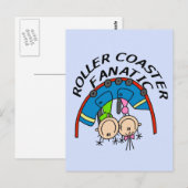 Roller Onderzetter Fanatic Tshirts en Gifts Briefkaart (Voorkant / Achterkant)