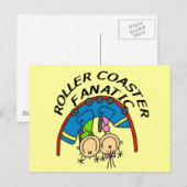 Roller Onderzetter Fanatic Tshirts en Gifts Briefkaart (Voorkant / Achterkant)