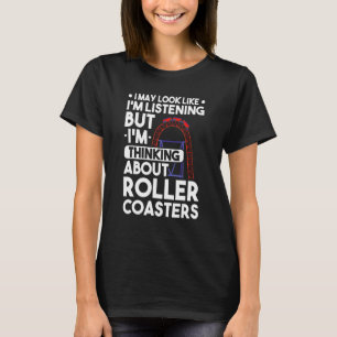 Roller Onderzetter Girl Amusement Park Roller Onde T-shirt