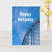 Roller onderzetter happy birthday card kaart (Gele Bloem)