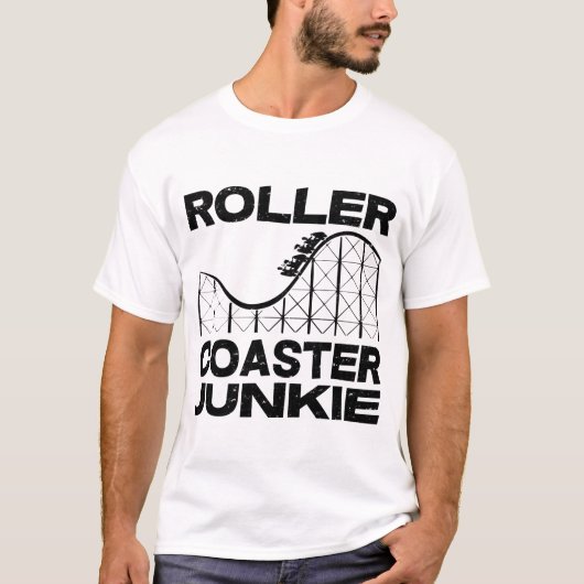 ROLLER ONDERZETTER JUNKIE T-SHIRT (Voorkant)