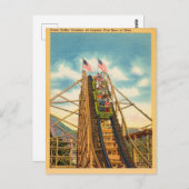 Roller Onderzetter, Lagoon, Fun Spot, Utah Briefkaart (Voorkant / Achterkant)